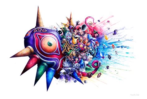 Download Mask Link The Legend Of Zelda Video Game The Legend Of Zelda: Majora's Mask HD ...