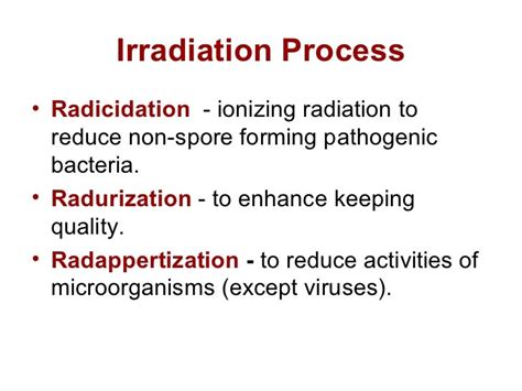 Irradiation