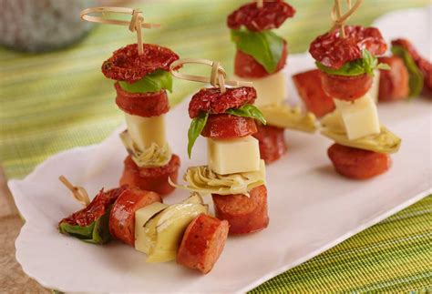 Hoffy Sausage Appetizer Skewers Recipe by Hoffy