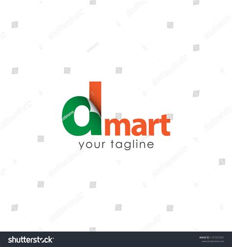 D Mart Logo Vector Template Design: vector de stock (libre de regalías ...