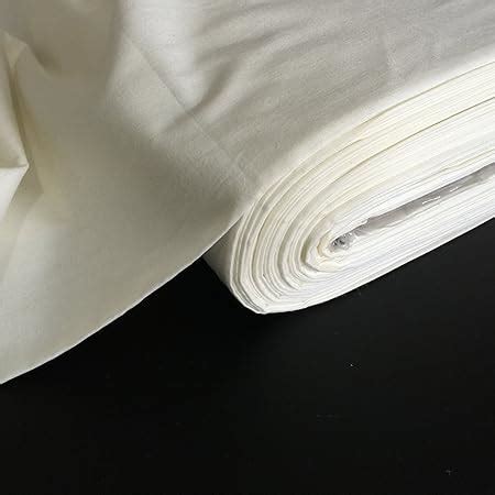 Curtain Lining Fabric Poly Cotton 54 inches Wide 137cm Width. Sold by ...