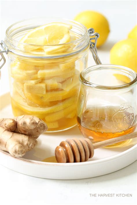 Detox Honey Lemon Ginger Slices - The Harvest Kitchen