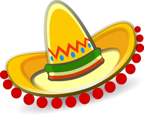 Sombrero hat mexico bart drawing free image download