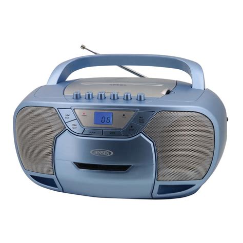 JENSEN Portable Bluetooth Stereo MP3 Compact Disc Cassette Player ...