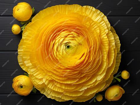 Premium AI Image | yellow peony clipart HD 8K wallpaper Stock Photographic images