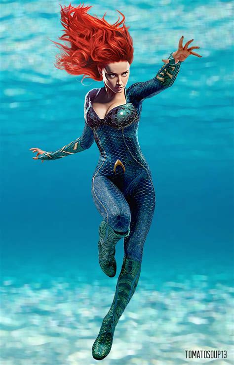 Amber Heard - Mera - Aquaman - 2 by tomatosoup13 on DeviantArt Superhero Characters, Comic Book ...