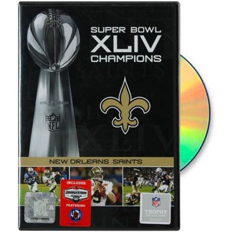 New Orleans Saints Super Bowl XLIV Champions 2009 Season DVD | Saints Pro Shop