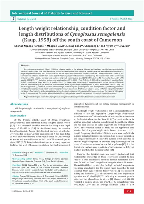 (PDF) International Journal of Fisheries Science and Research