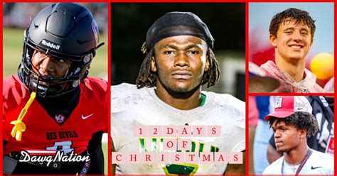 Georgia football recruiting: The 12 days of Christmas from the class of 2023