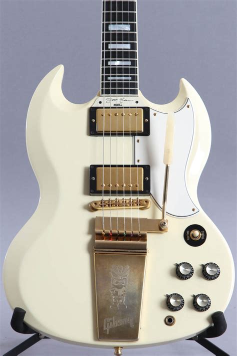 Gibson Custom Shop Elliot Easton Signature Sg Custom Classic White ...