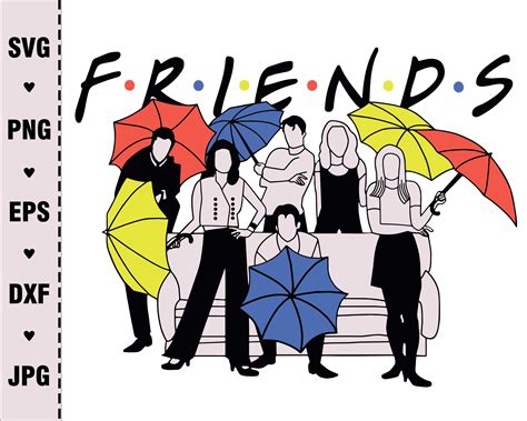 Friends Svg Bundle Friends Tv Show Svg Bundle Friends Etsy Friends | Images and Photos finder