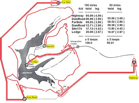 Raccoon Mtn Trail Map