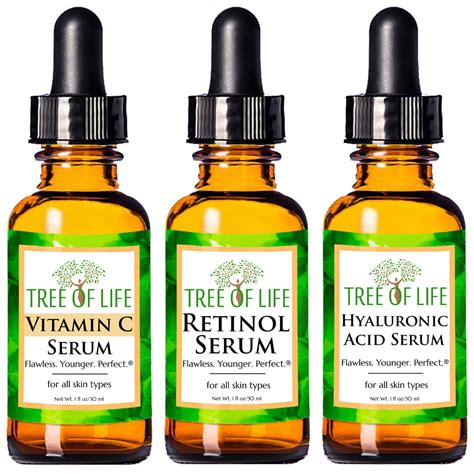Anti Aging Face Serum 3-Pack - Vitamin C Serum, Retinol Serum, Hyaluronic Acid Serum - Walmart ...