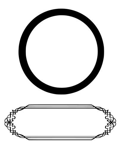 SVG > baguette style ornament round - Free SVG Image & Icon. | SVG Silh