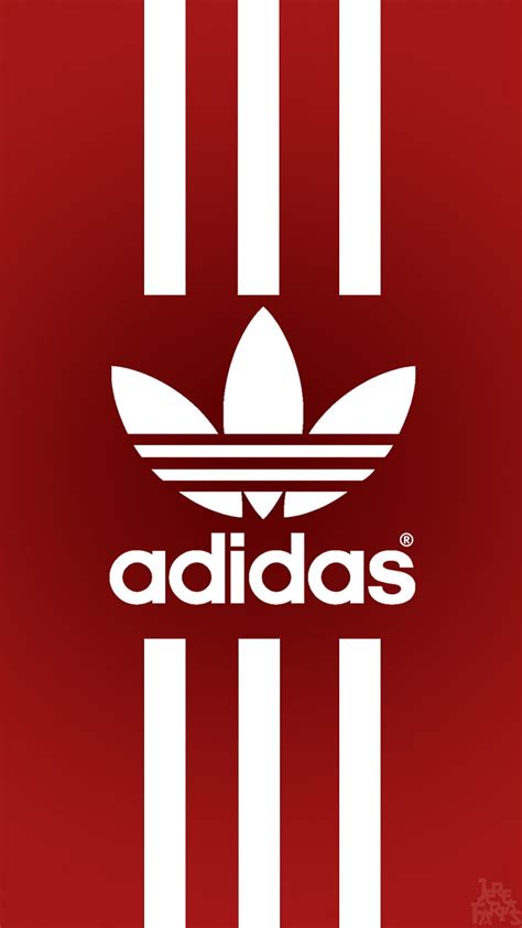 ADIDAS, red, red, white, white, HD phone wallpaper | Peakpx