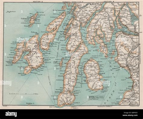 ARGYLL & BUTE. Islay Jura Colonsay Arran Mull of Kintyre. Scotland ...