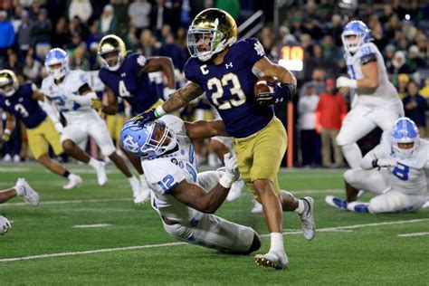 Kyren Williams’ 91-yard TD run highlights Irish victory against UNC ...