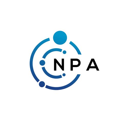 NPA letter technology logo design on white background. NPA creative ...