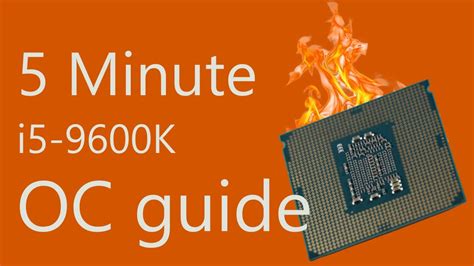 Complete i5-9600k Overclocking Guide - YouTube
