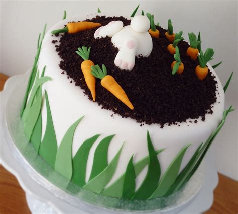 Bunny Carrot Cake - CakeCentral.com