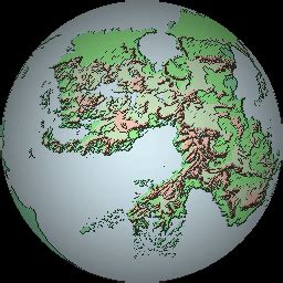 Spinning Globe of Toril, Faerun, Forgotten Realms