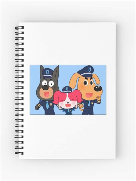 "Sheriff Labrador " Spiral Notebook for Sale by ohwhaleeatcake | Redbubble