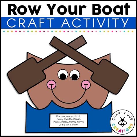 Row Your Boat Craft Activity - Crafty Bee Creations