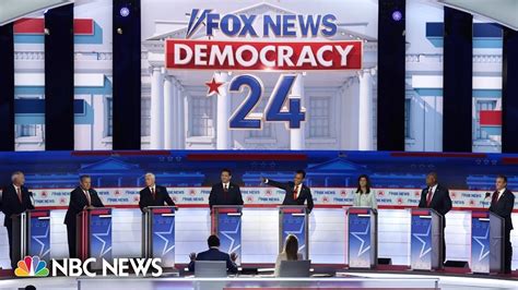 GOP presidential hopefuls spar in first 2024 debate - YouTube