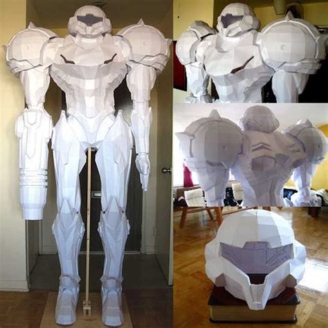 DIY Life Size Samus Papercraft - Shut Up And Take My Yen | Paper crafts ...