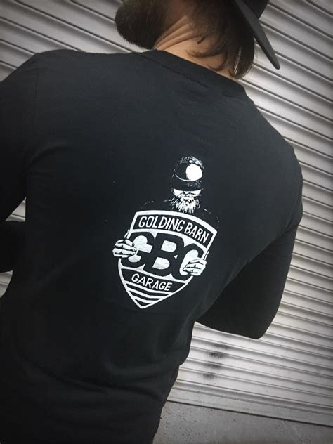 GBG Crest Long Sleeve T Shirt | Golding Barn Garage Merch | GBG T