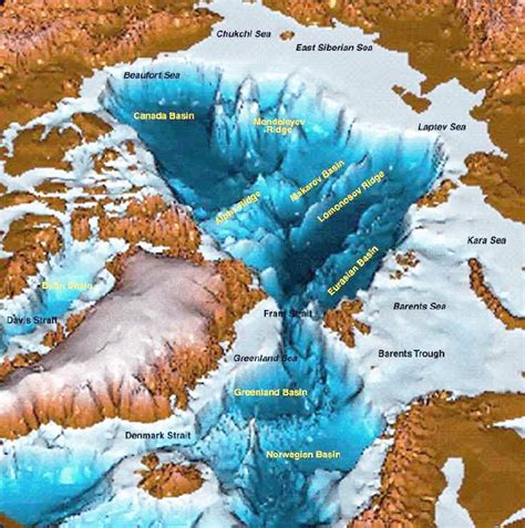 Arctic Ocean Depth Map - Share Map