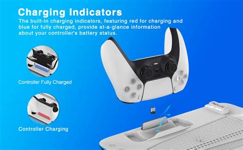 Honcam Ps5 Slim Vertical Cooling Stand Charging Station New Ps 5 Slime ...