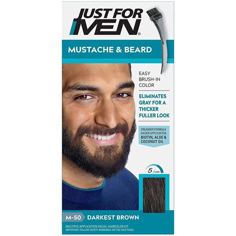YTeng Color Gel Mustache & Beard, M-50 Darkest Brown 1 ea (Pack of 5) - Walmart.com