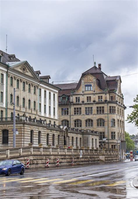 Streets of Zurich. Zurich Architecture Stock Image - Image of landmark ...