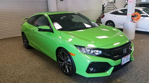 My new Si coupe in Energy Green | 2016+ Honda Civic Forum (10th Gen ...