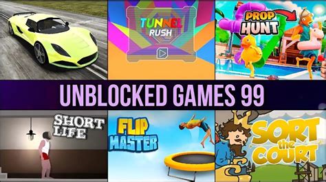 Unblocked Games 99 - The Biggest Collection of Free Online Games - YouTube