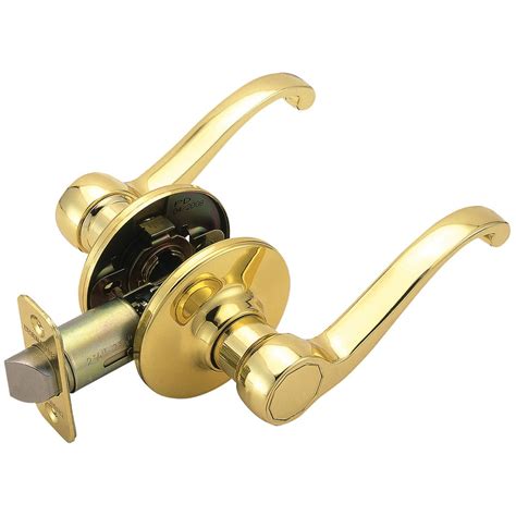 Design House Scroll Polished Brass Passage Hall/Closet Door Lever - Walmart.com - Walmart.com