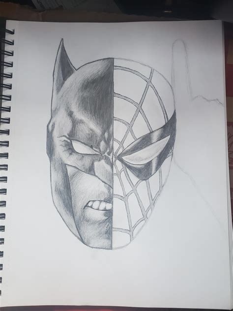 BatMan Hush/Spider-Man TNAS Fan Art WIP (pt1) : r/batman