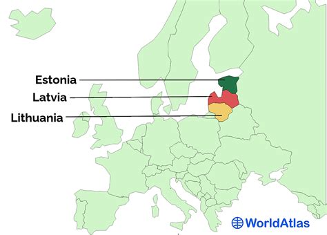 Baltic States - WorldAtlas