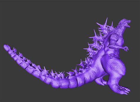 STL file Godzilla minus one pose 3 movie detailed ゴジラ ・3D printer model to download・Cults