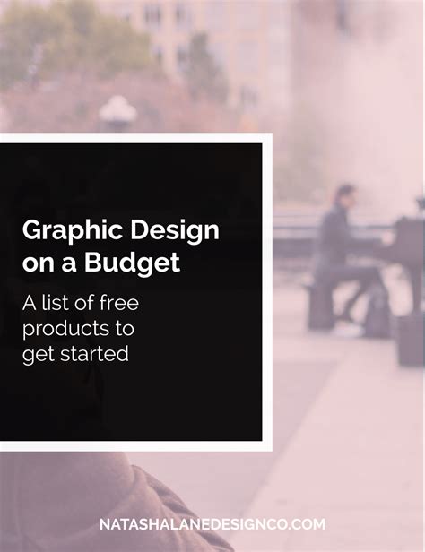 Graphic Design on a Budget: A list of free products to get started ...