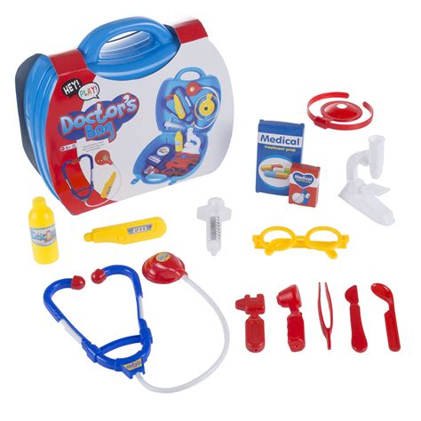 Doctor Kit for Kids - 15 Piece Complete Pretend Play Doctor Toy Set Including Carrying Case for ...