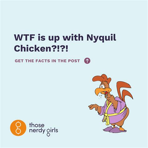 Don’t cook chicken in Nyquil. Full stop. It’s gross and dangerous. — Those Nerdy Girls