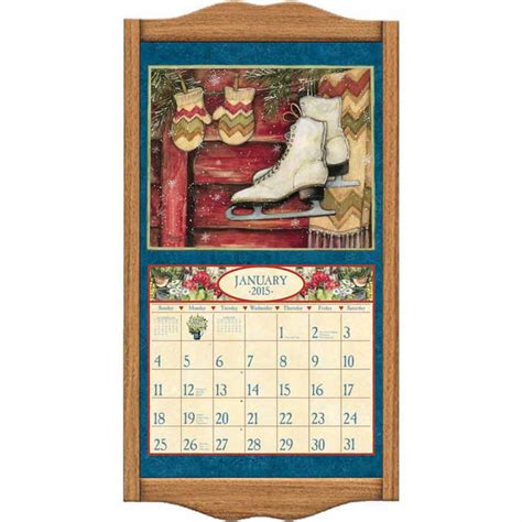 Lang "Oak" Calendar Frame - Walmart.com - Walmart.com