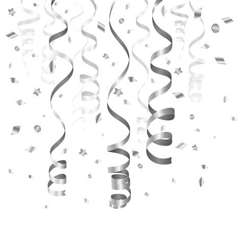 Silver Streamers Images - Free Download on Clipart Library - Clip Art ...