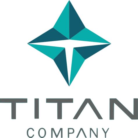 Titan Company logo in transparent PNG format