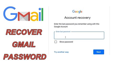 How to Recover a Forgotten Gmail Password