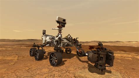 Robot Nasa Mars Rover Perseverance Landing