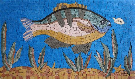 A Fish At The Bottom - Mosaic Wall Art | Mosaic wall art, Mosaic art projects, Art