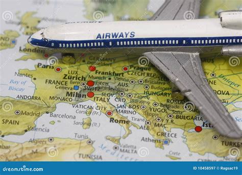 Flight To Europe Royalty Free Stock Photography - Image: 10458597